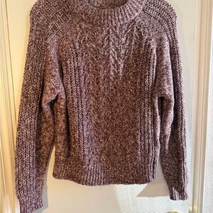 Lucky Brand Purple Knitted Sweater Cotton Blend Women’s size Large